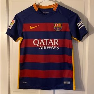 Nike FC Barcelona Youth M Home Soccer Jersey 15/16
